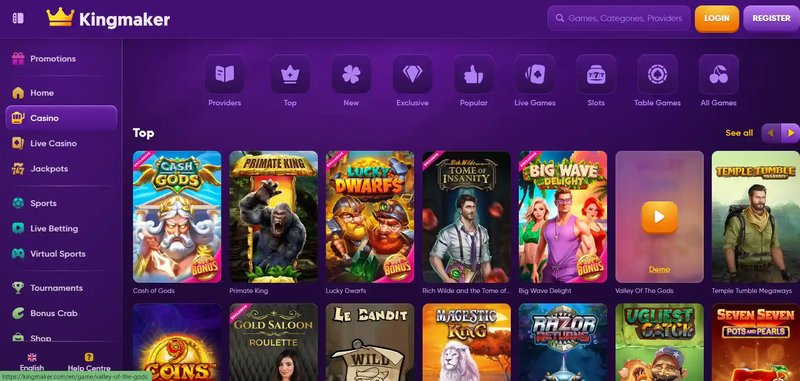 Scopri il Mondo del Re: Promozioni e Bonus al Kingmaker Casino - panoramica